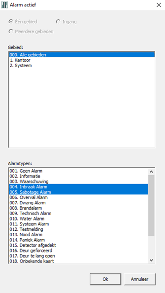 Voorwaarde alarm actief