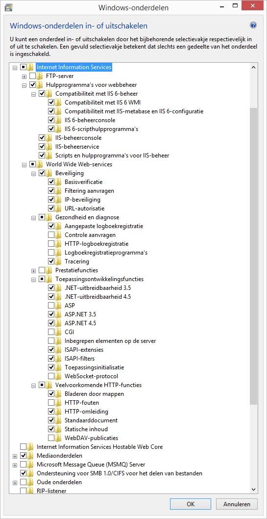 IIS inschakelen
